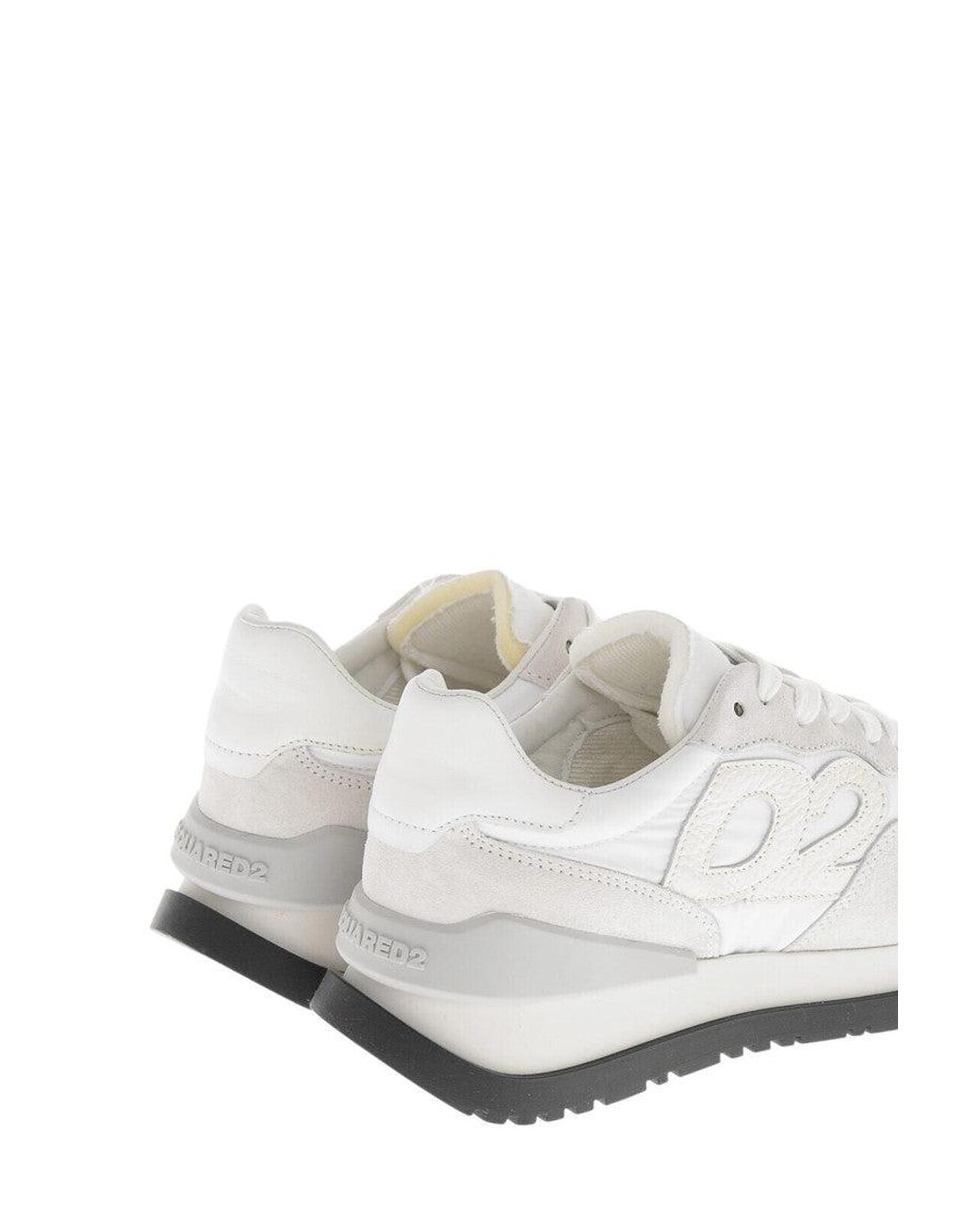 DSquared² White Logo Running Sneakers