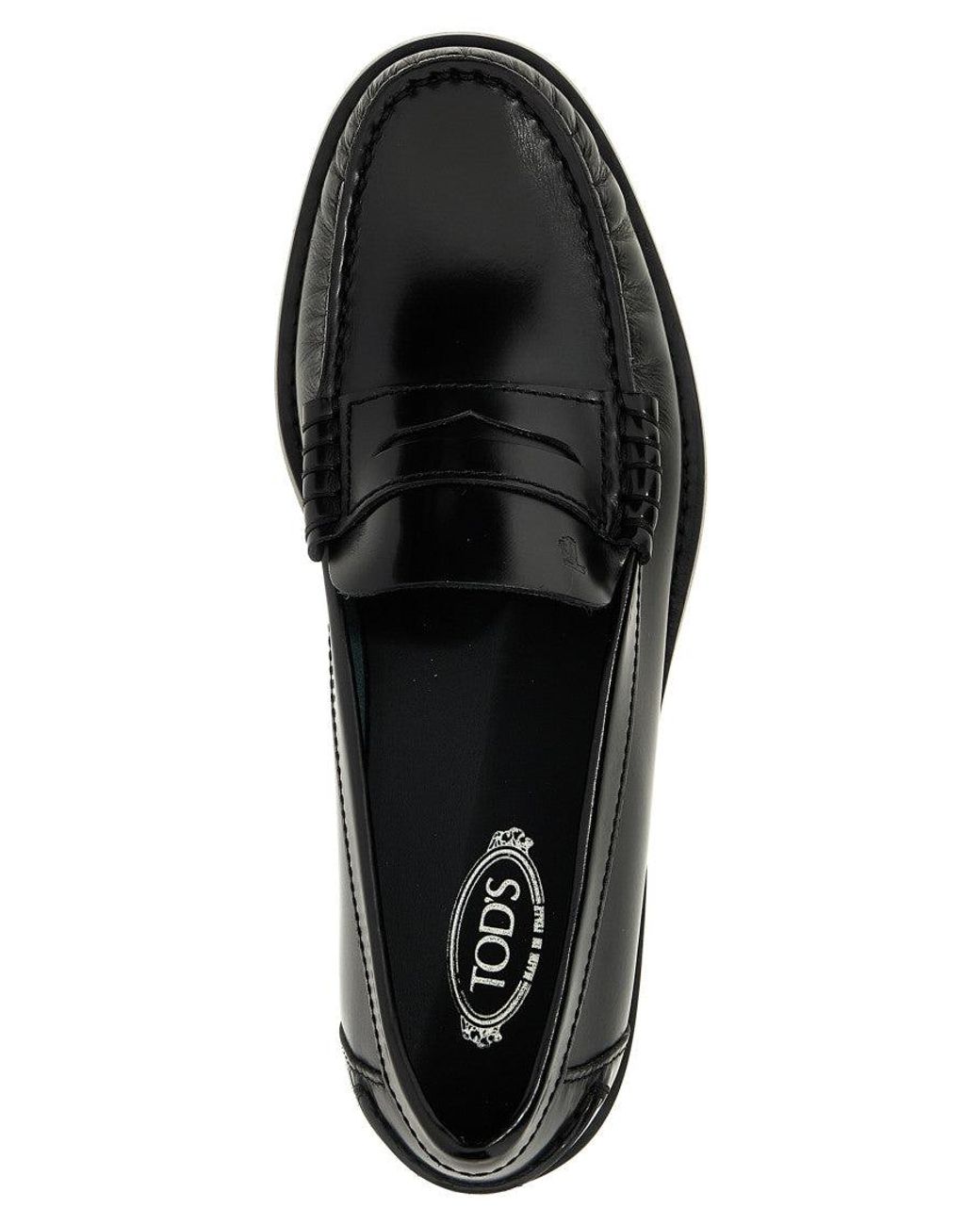 Tod's Black Flat Shoes