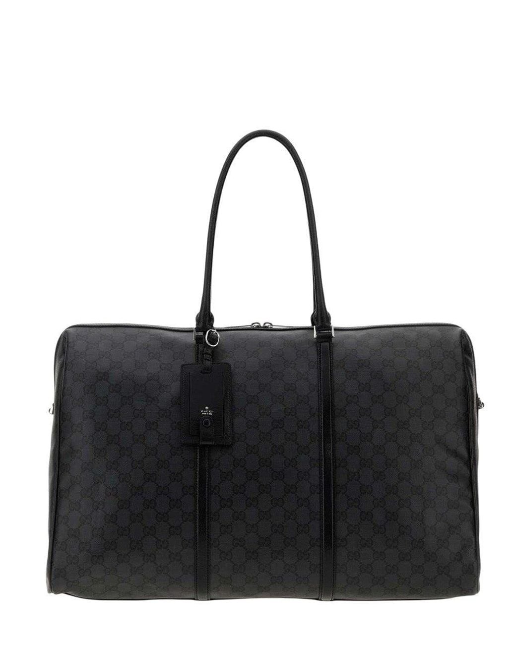 Gucci Black Essence Classic Large Duffle Bag for men