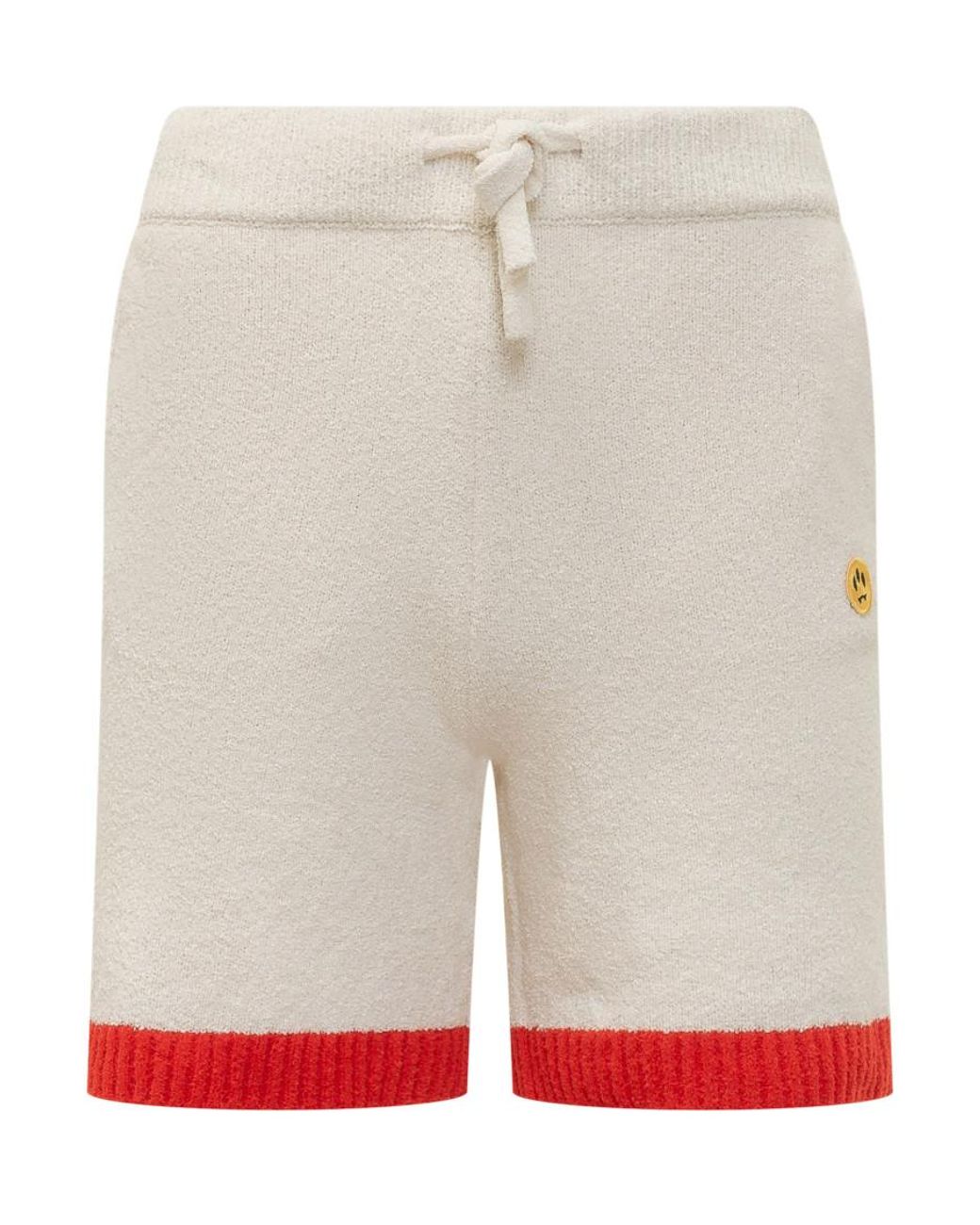 Barrow Gray Logo Shorts for men