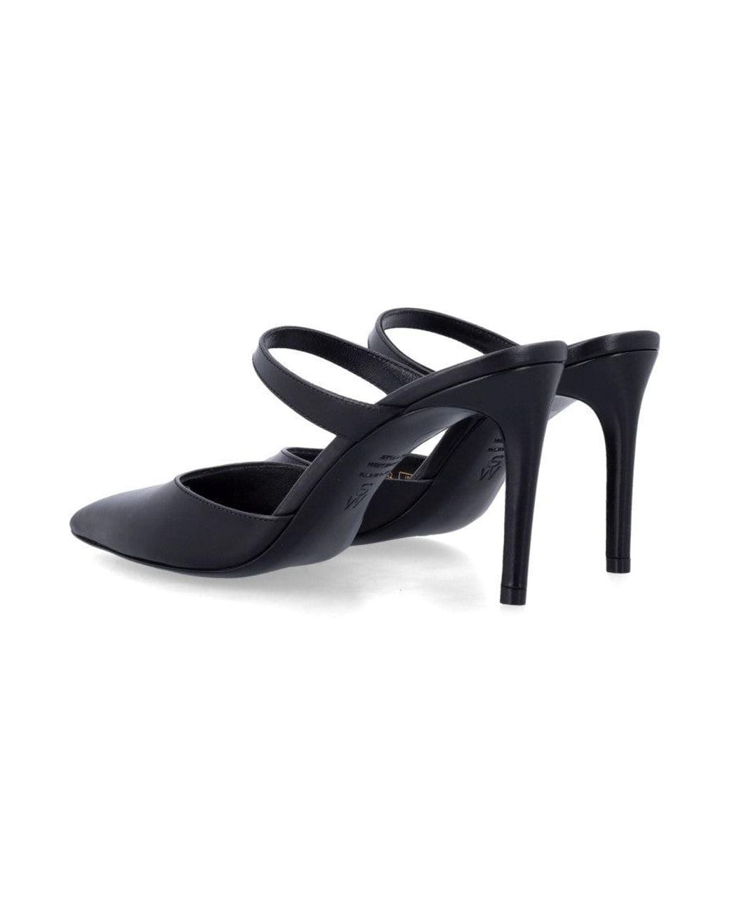 Stuart Weitzman Blue Classic Leather Pumps