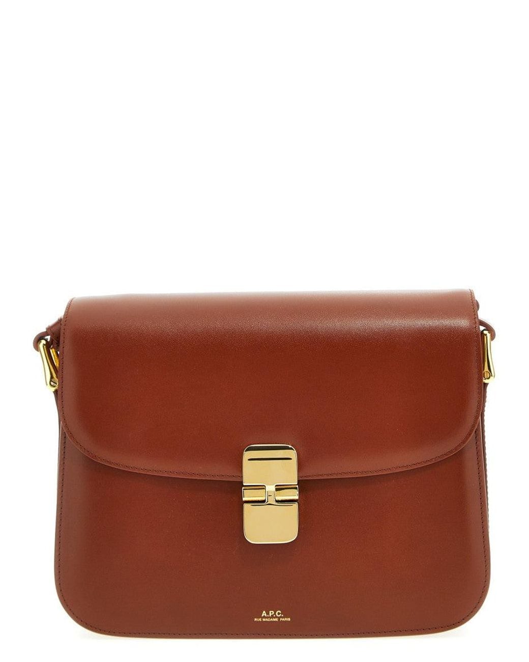 A.P.C. Brown Grace Crossbody Bag