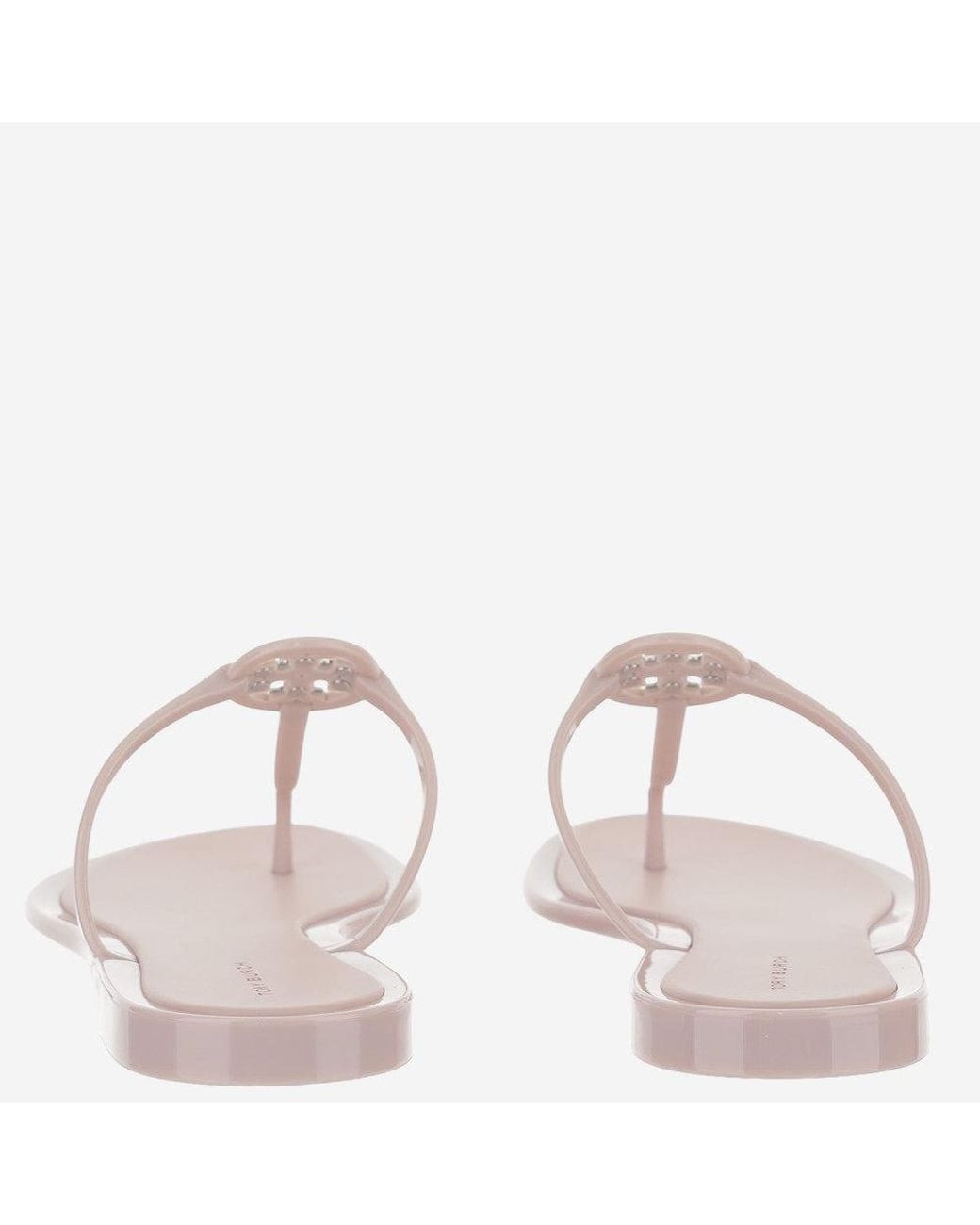 Tory Burch Natural Peach Open Toe Sandals