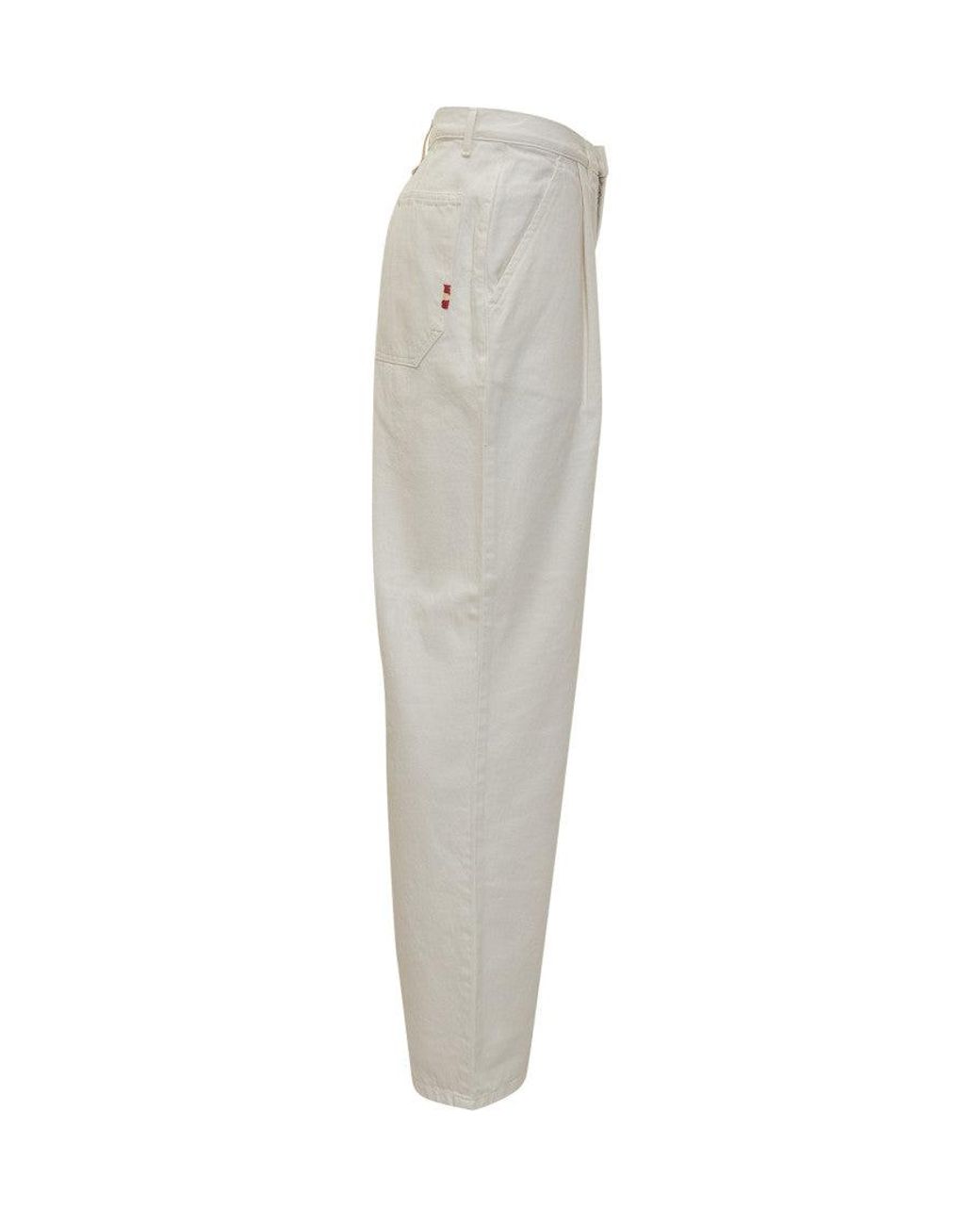AMISH Gray Straight Flat Front Pants for men
