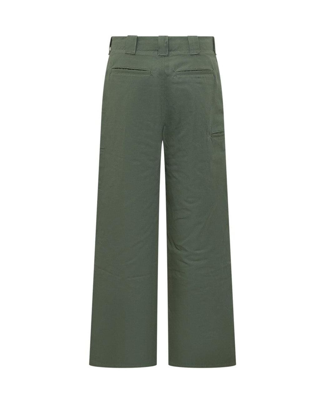 KENZO Green Regular Chinos Pants for men