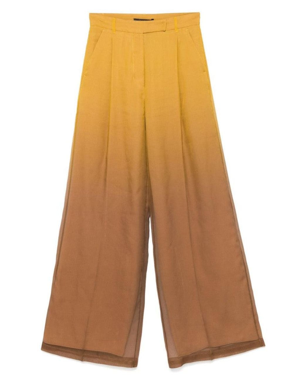 Max Mara White Baffo Trousers