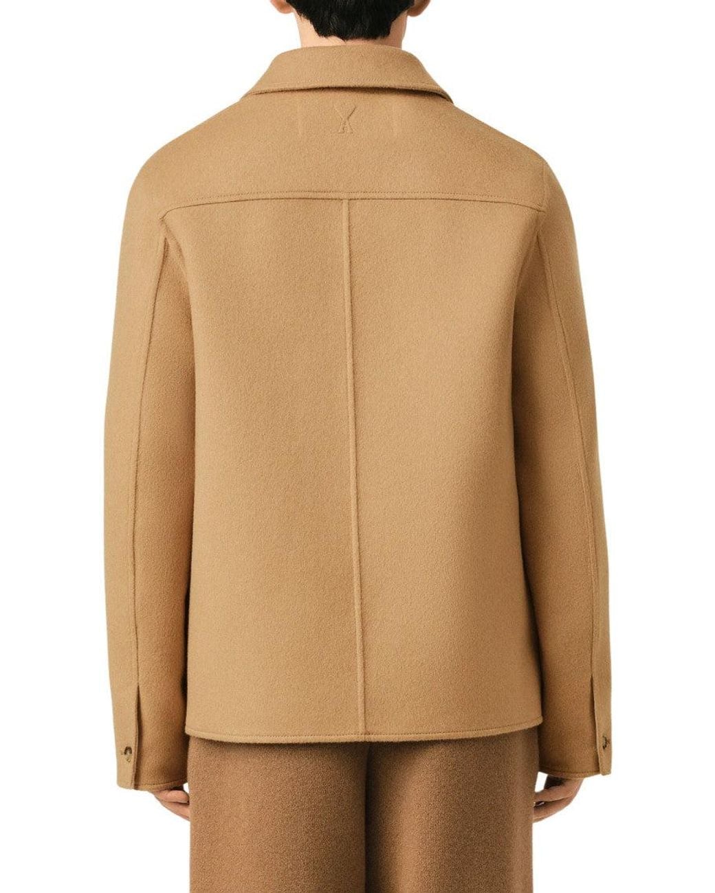 AMI Natural Button-Up Jacket for men