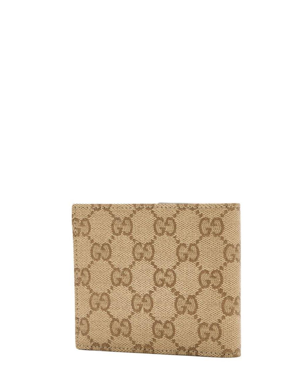 Gucci Natural Gg Logo Wallet for men