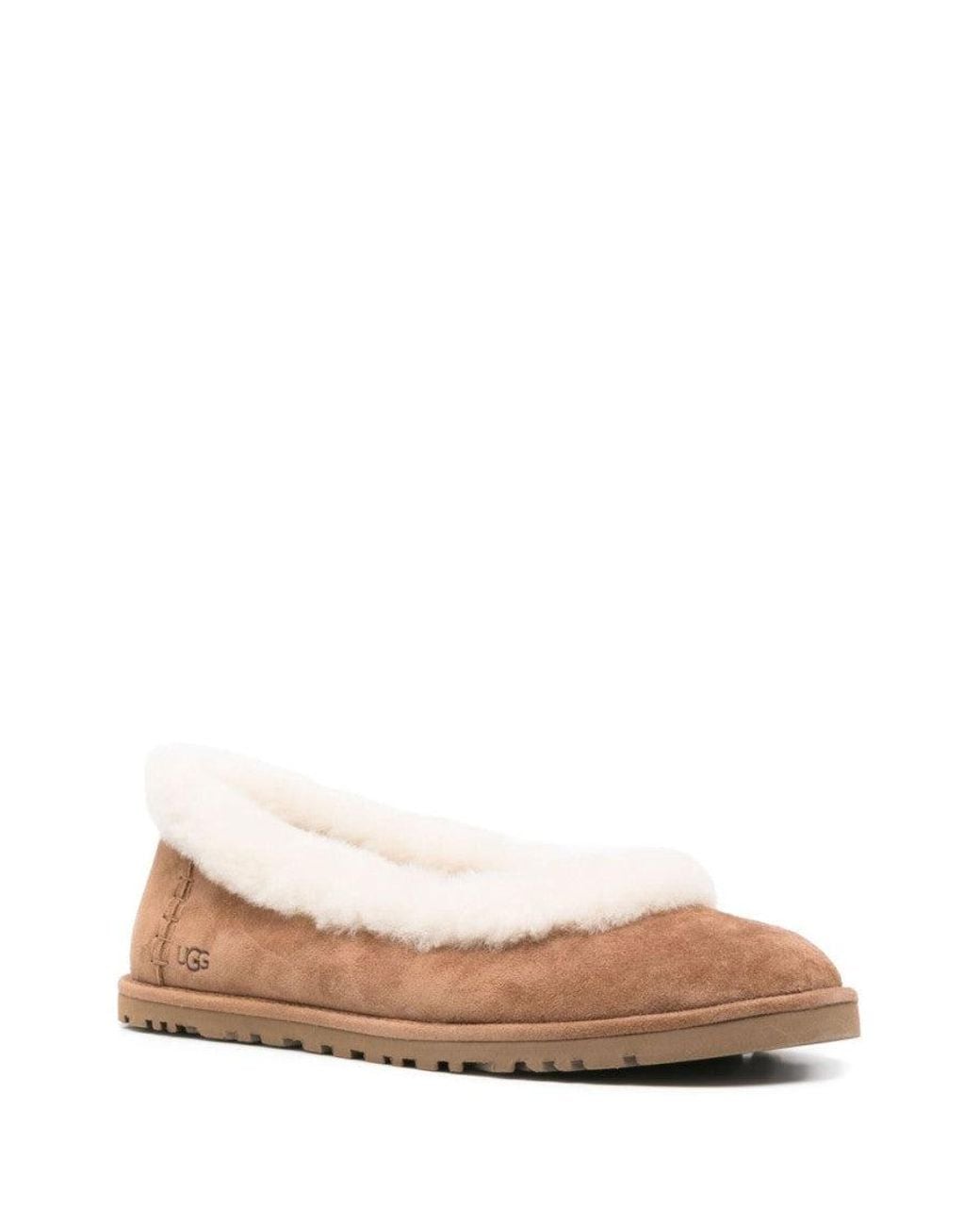 Ugg Brown Slip-On Ballet Flats