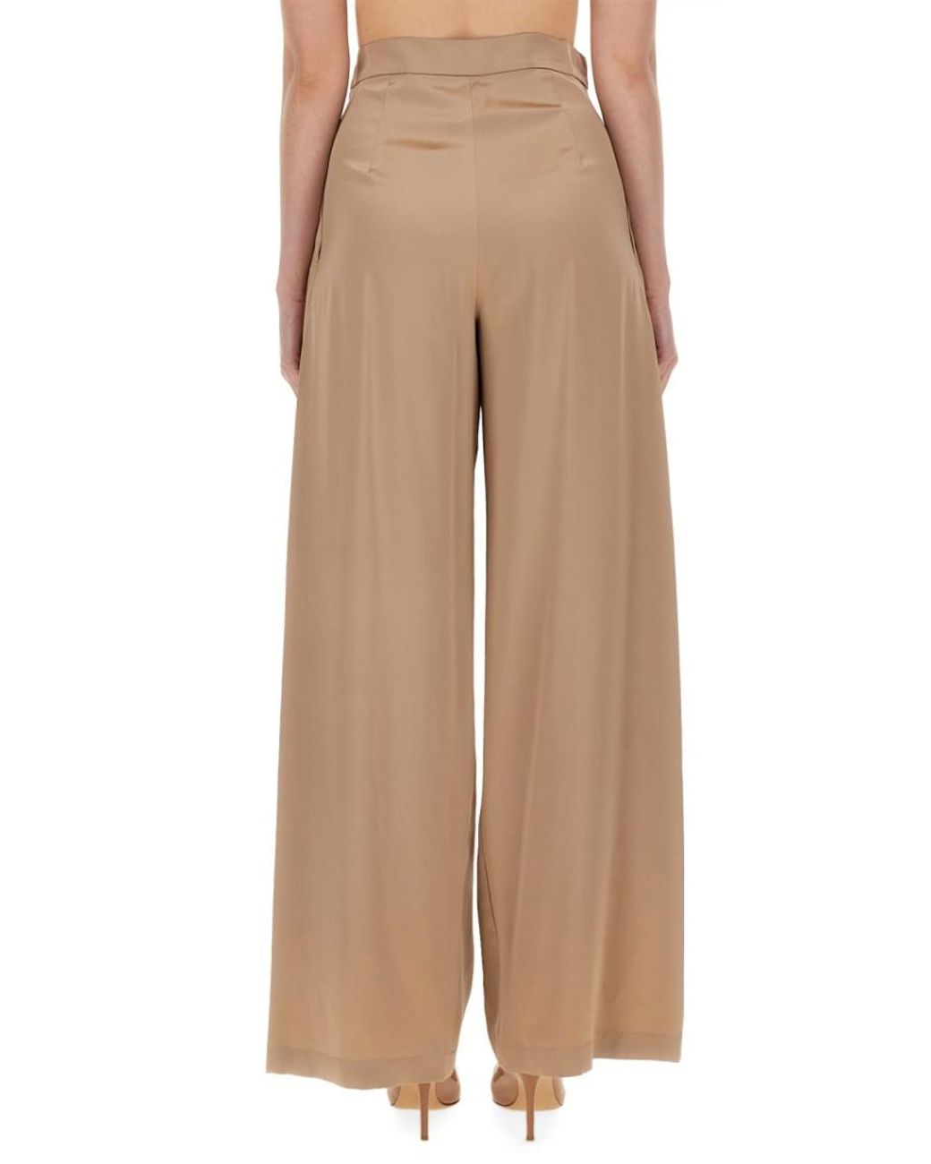 Max Mara Natural Regular Pleated Pants