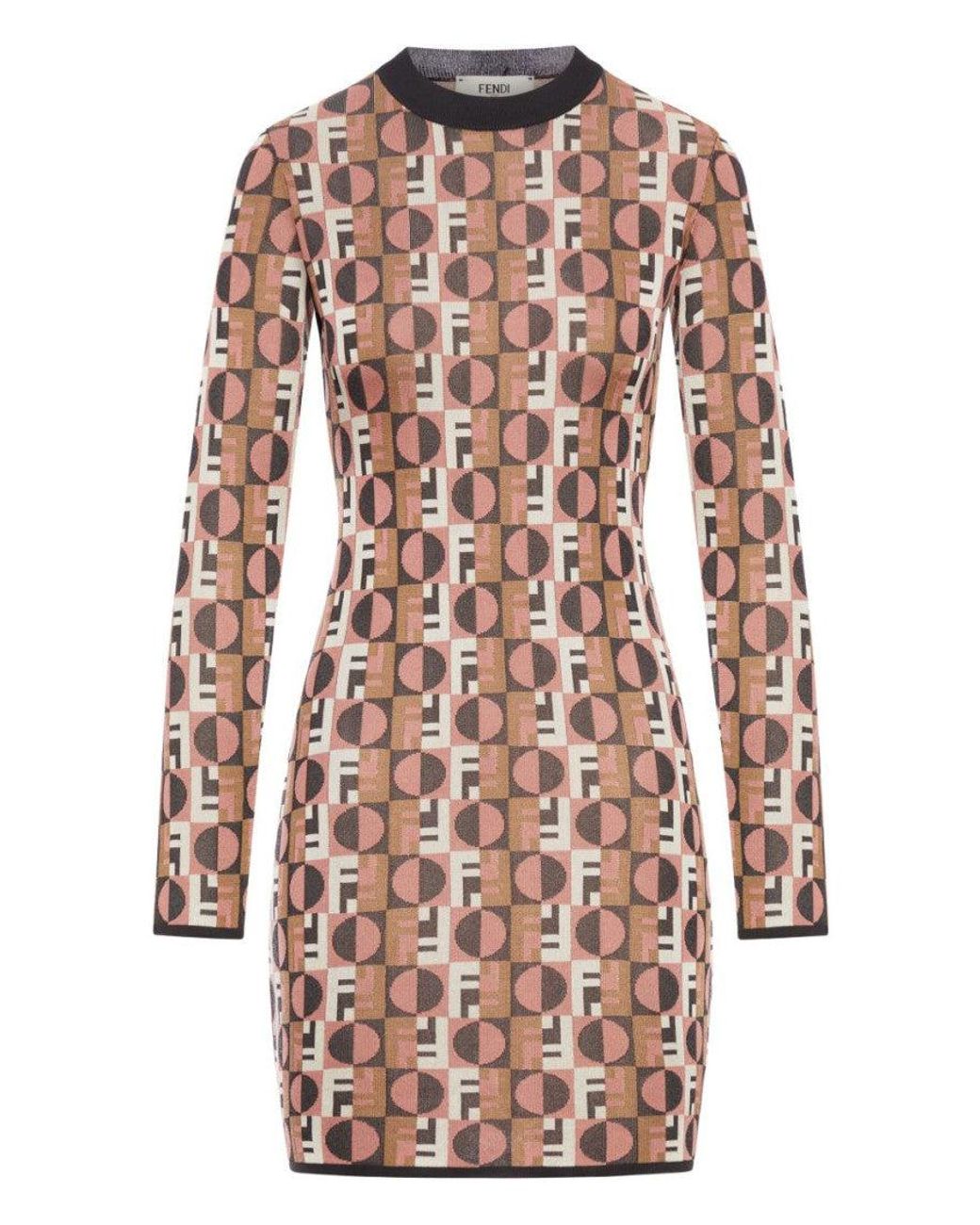 Fendi Pink Optical' Dress