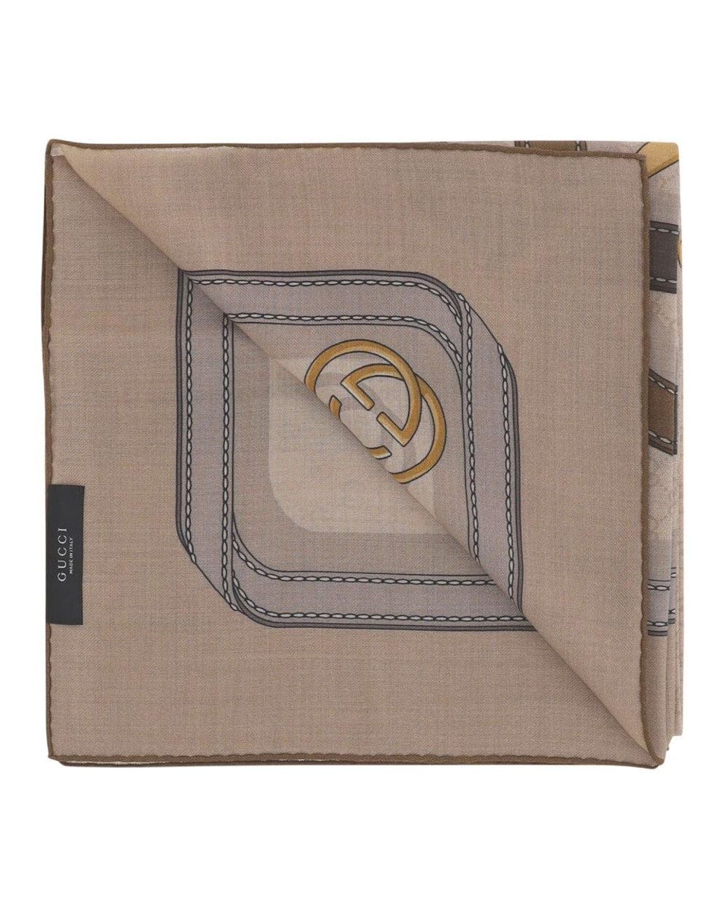 Gucci Natural Logo Scarf