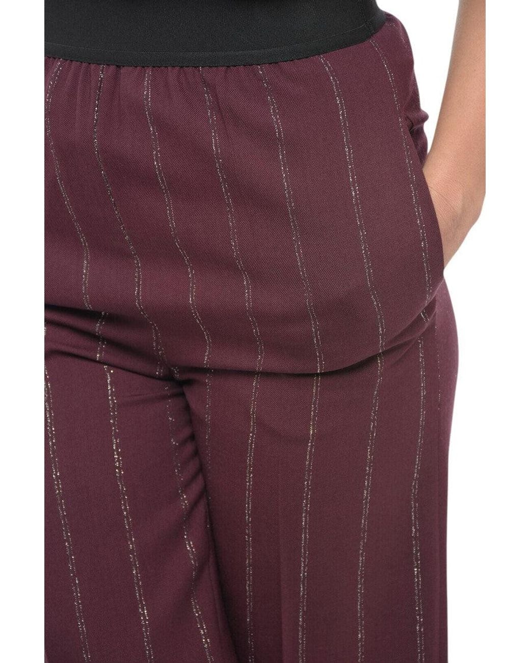 Stella McCartney Purple Flared Pants