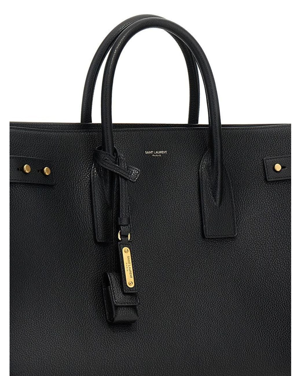Saint Laurent Black 'Sac De Jour' Tote Bag for men