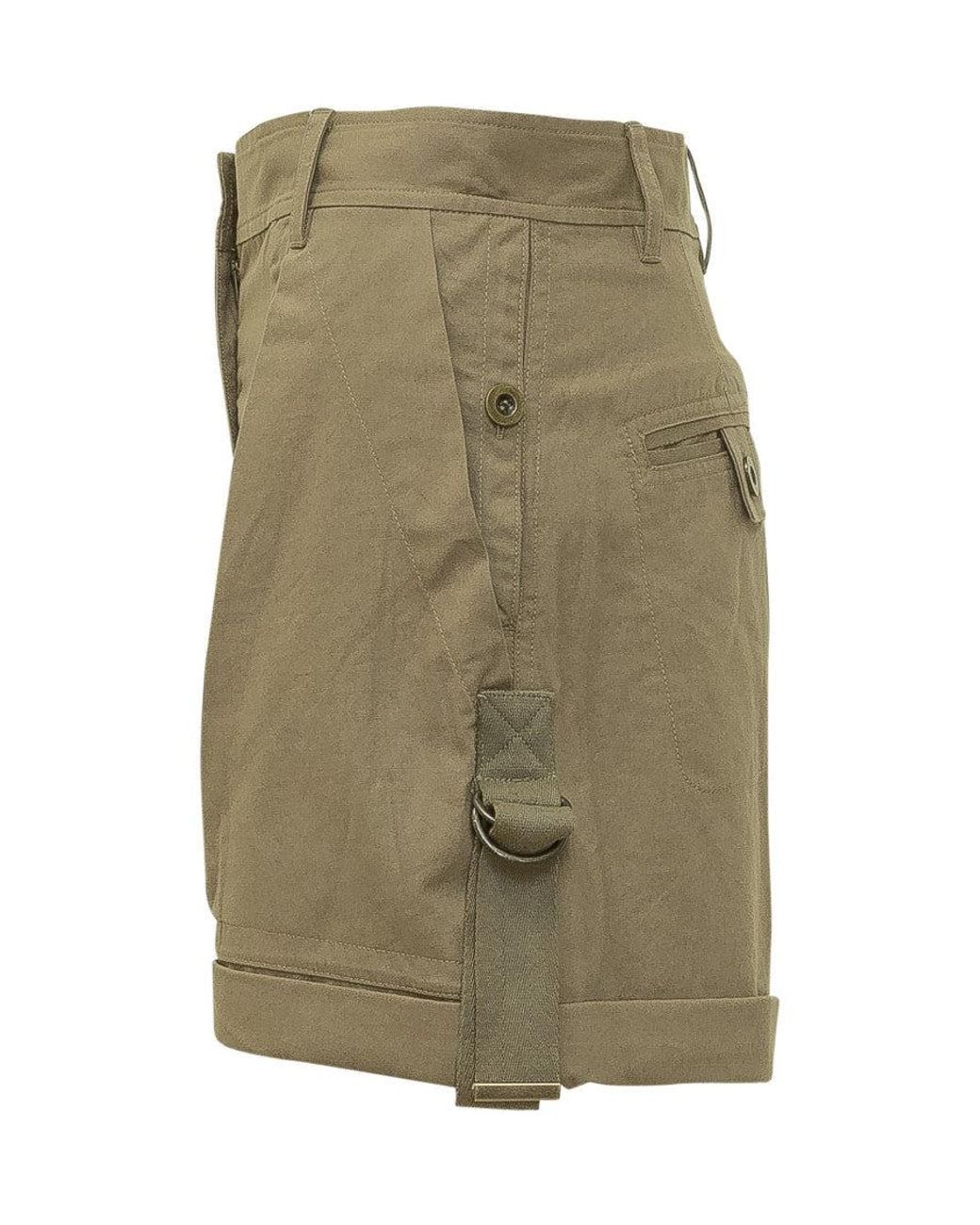 Isabel Marant Green Solid Shorts