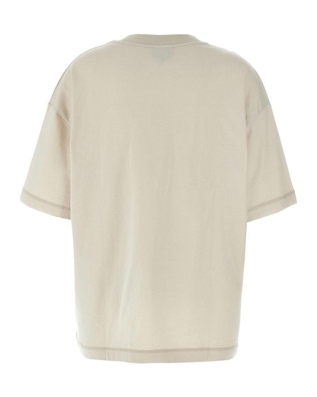 A.P.C. White Sand Cotton Oversize T-Shirt