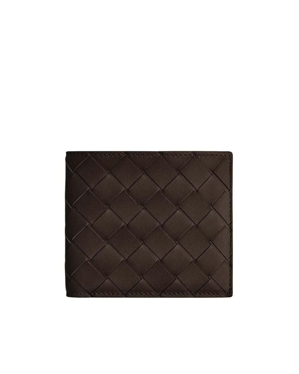 Bottega Veneta Black Intrecciato Wallet for men