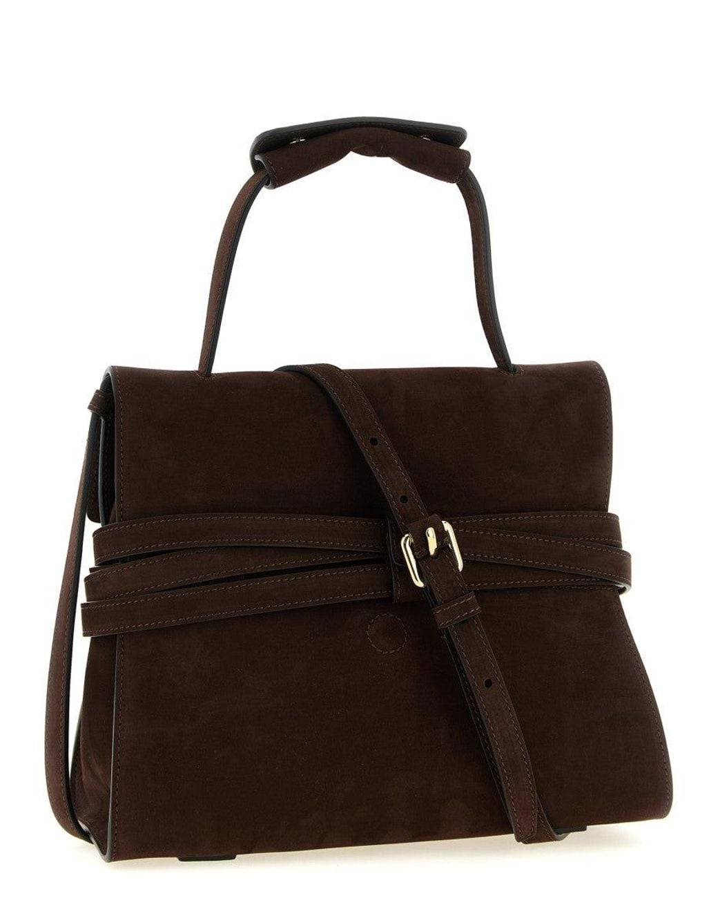 Moschino Black Tie Me Small Satchel