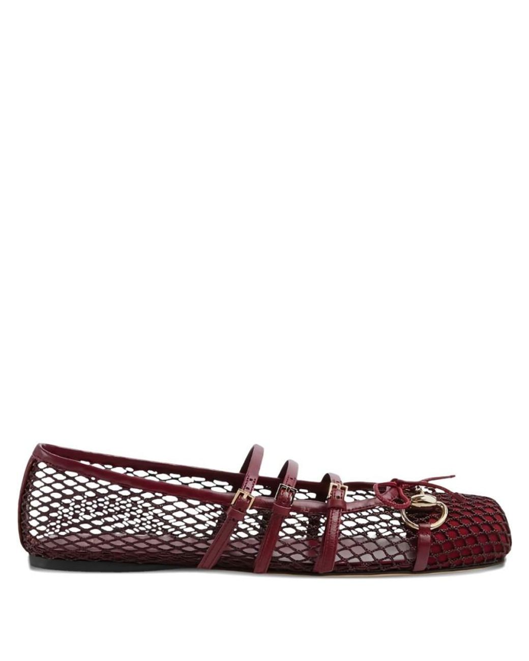 Gucci Brown Ballerinas With Horsebit