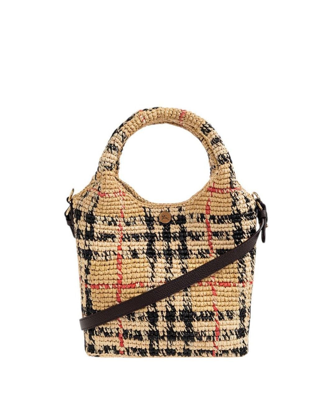 Burberry Metallic Margate Mini Tote