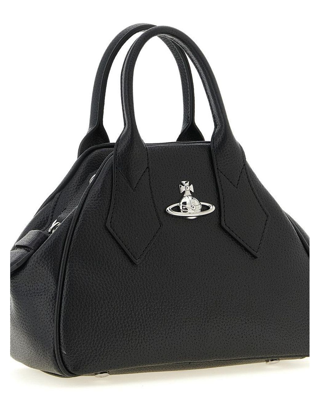Vivienne Westwood Black Yasmine Small Satchel