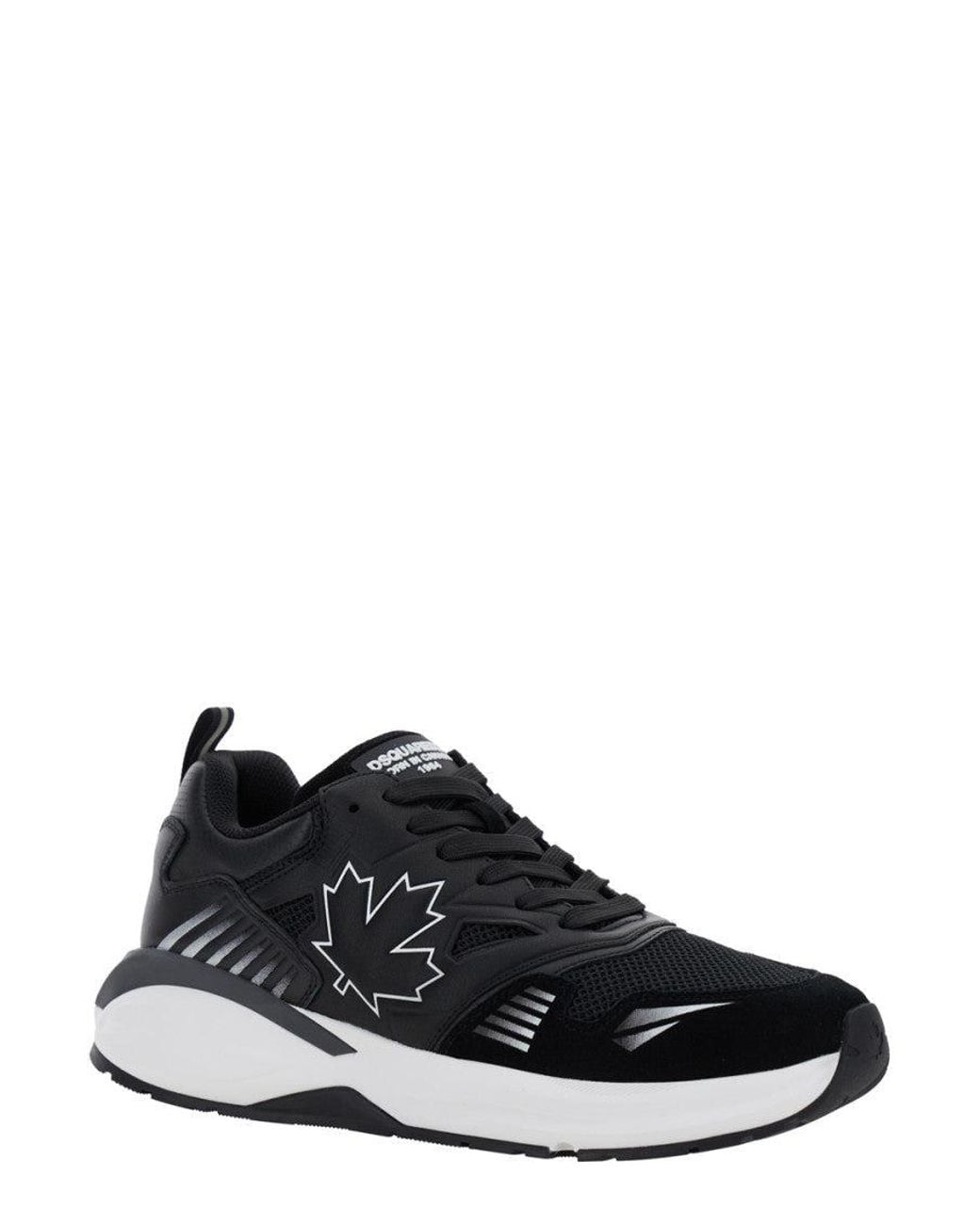 DSquared² Black Low Top Sneakers for men