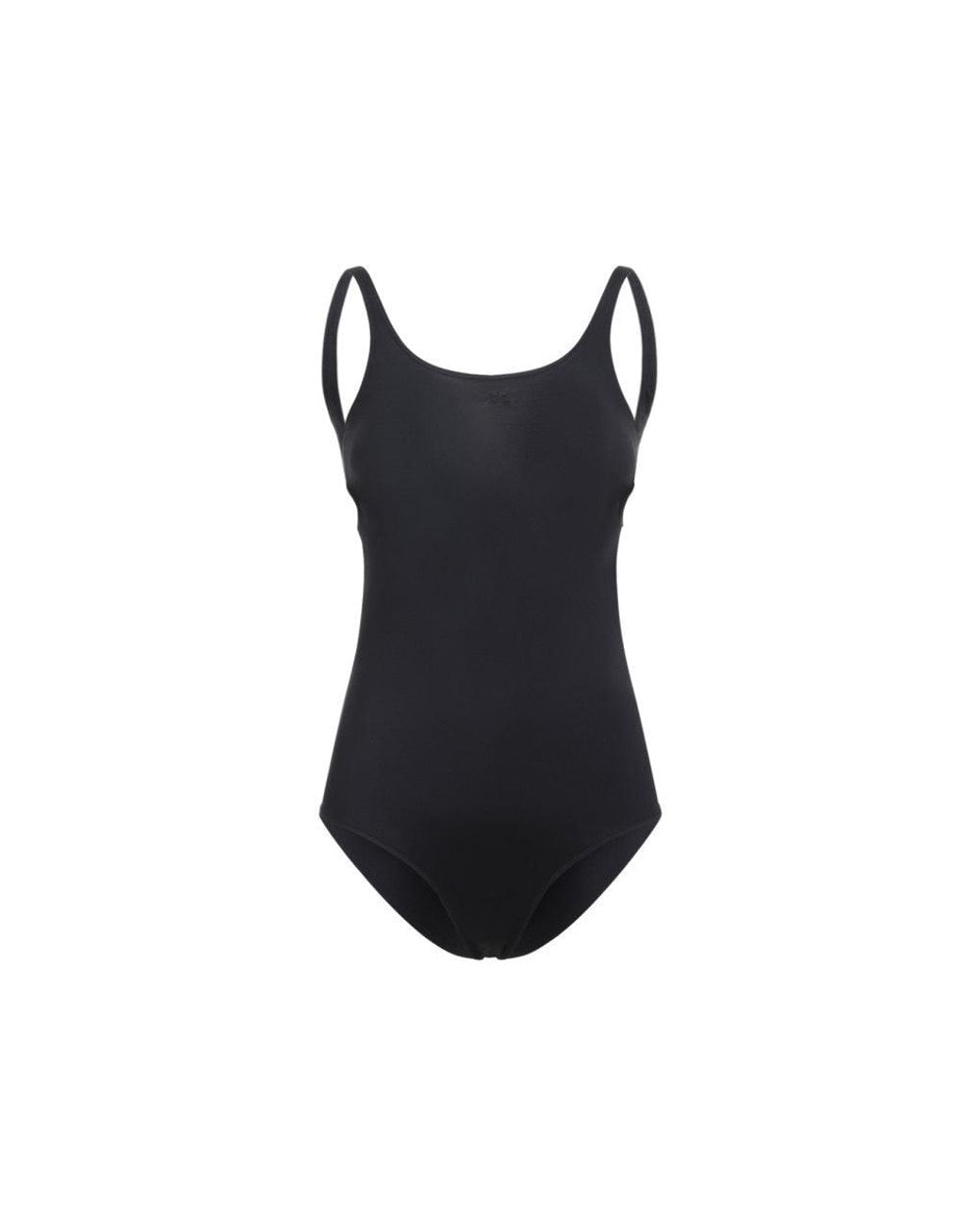 Courreges Blue Cut-Out Swimsuit
