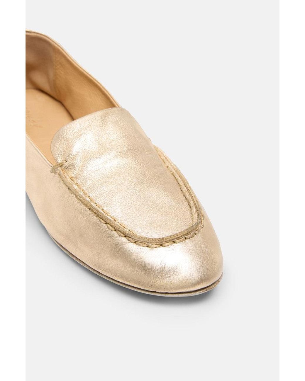 Marsèll Natural Golden Leather Loafers