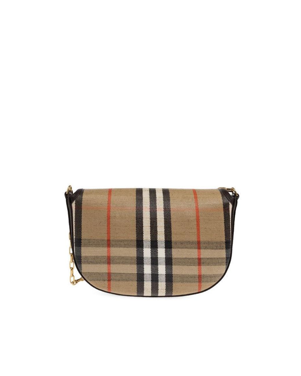 Burberry White 'Highlands Mini' Bag