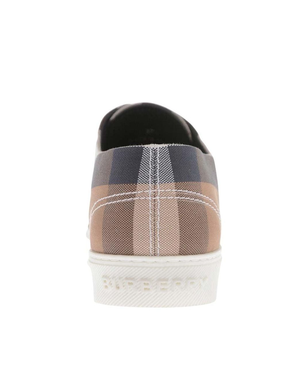 Burberry Brown Lace-Up Sneakers