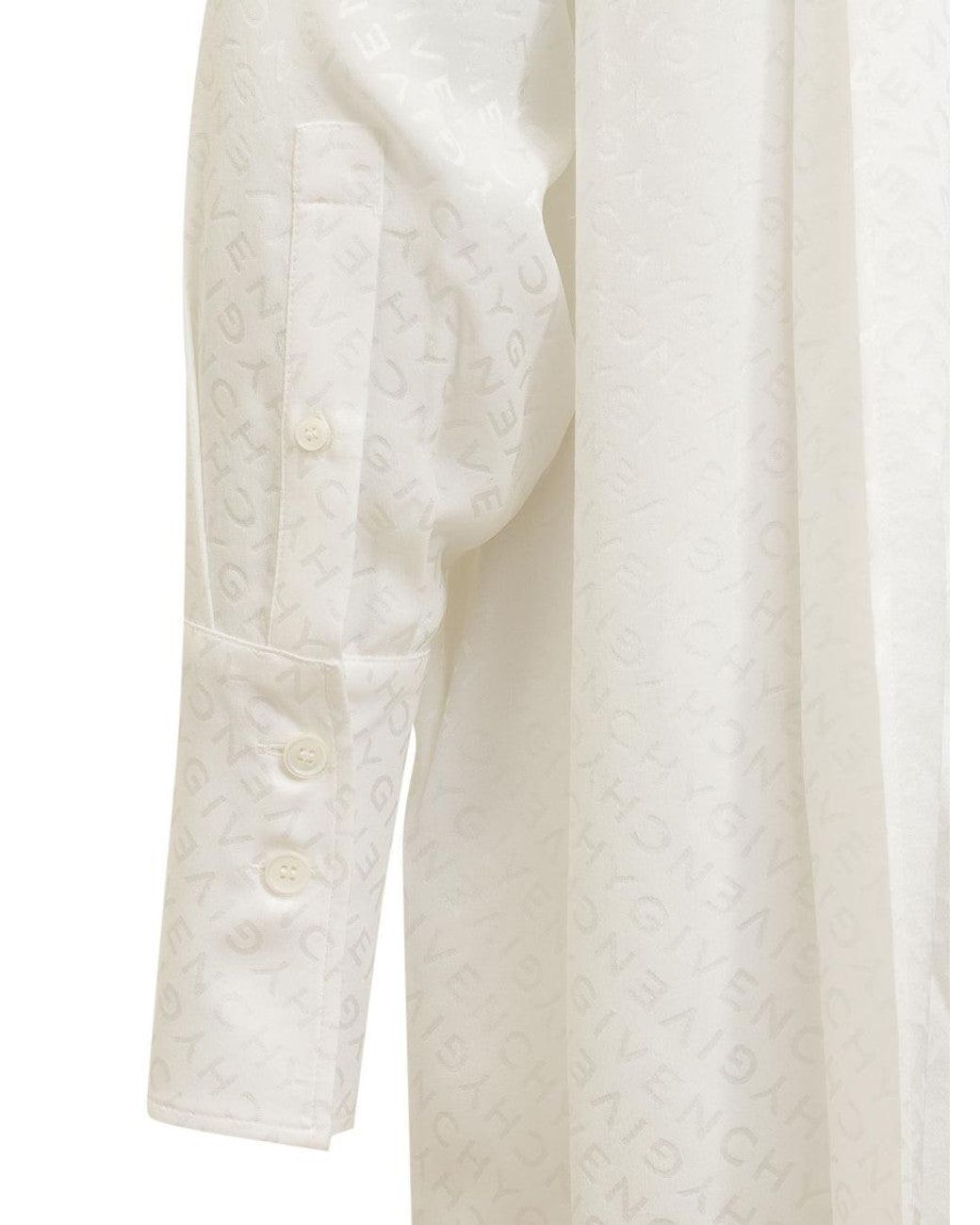 Givenchy White Silk Blouse