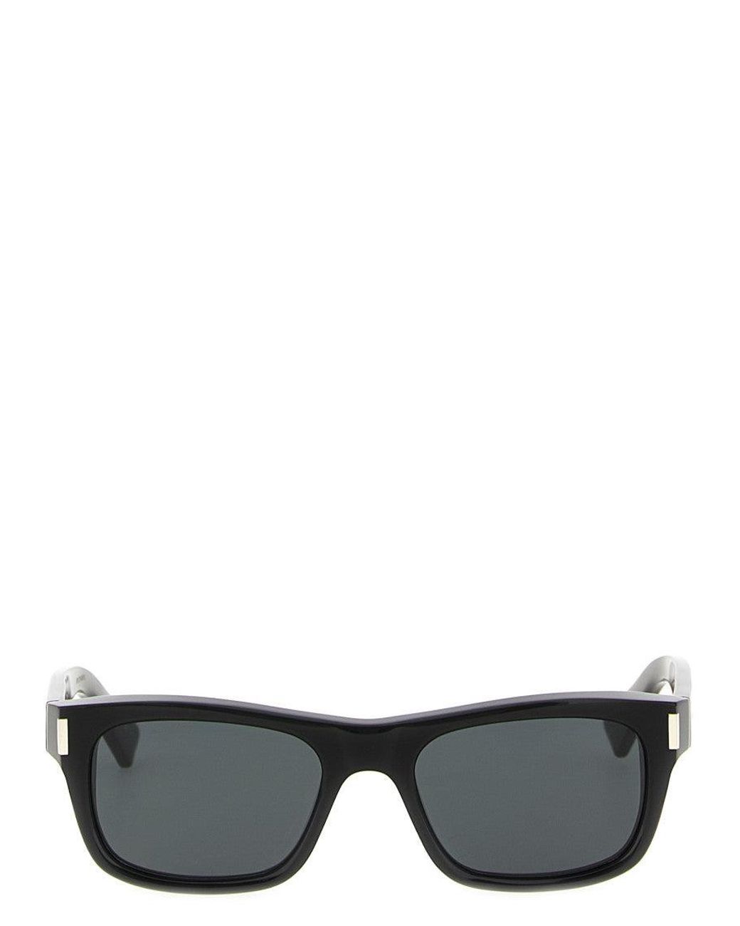 Saint Laurent Black 'sl 83' Sunglasses for men
