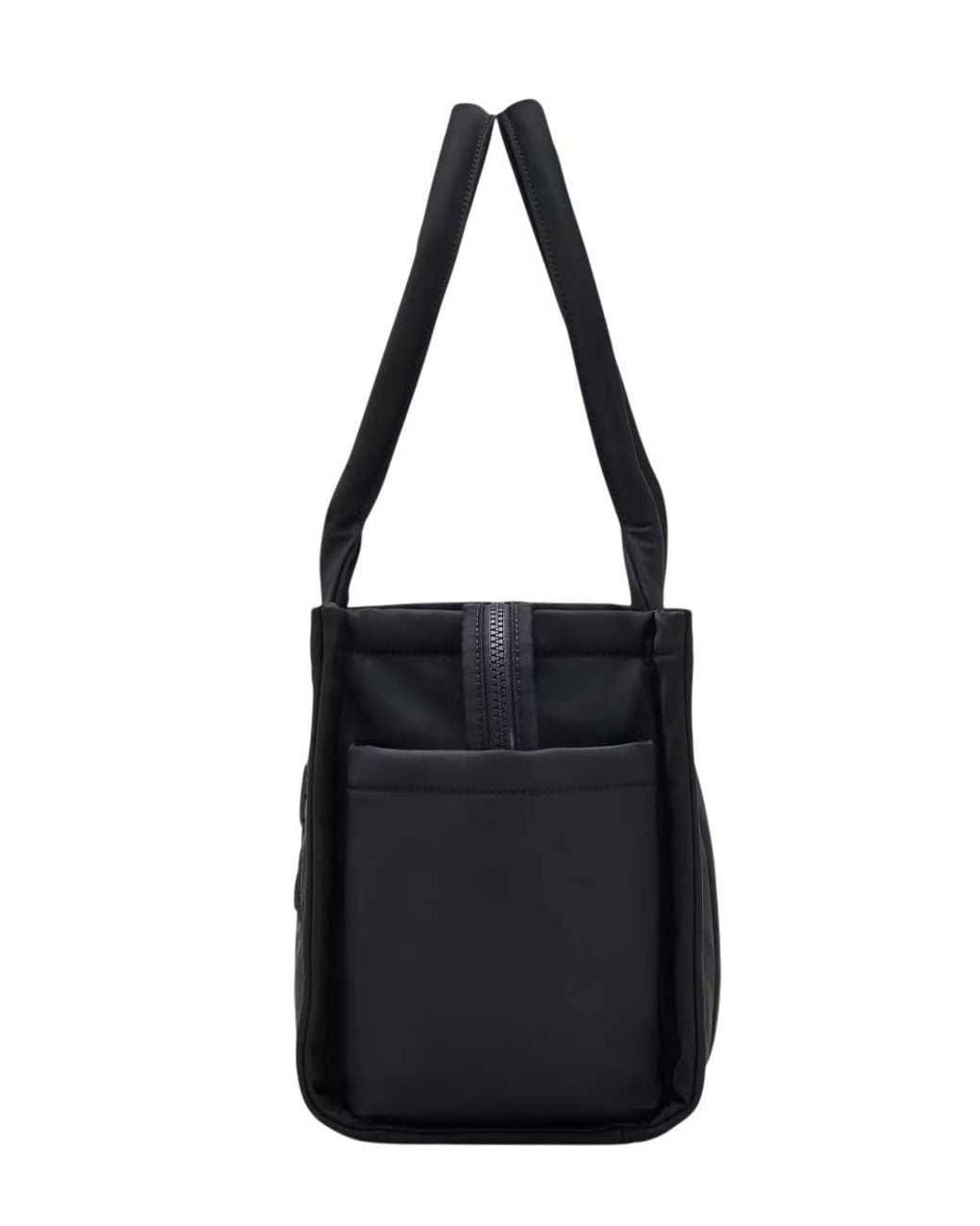 Marc Jacobs Black Puffy Top Zip Medium Tote