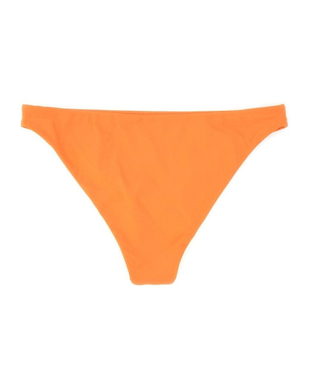 Sporty & Rich Orange Logo Swimwear