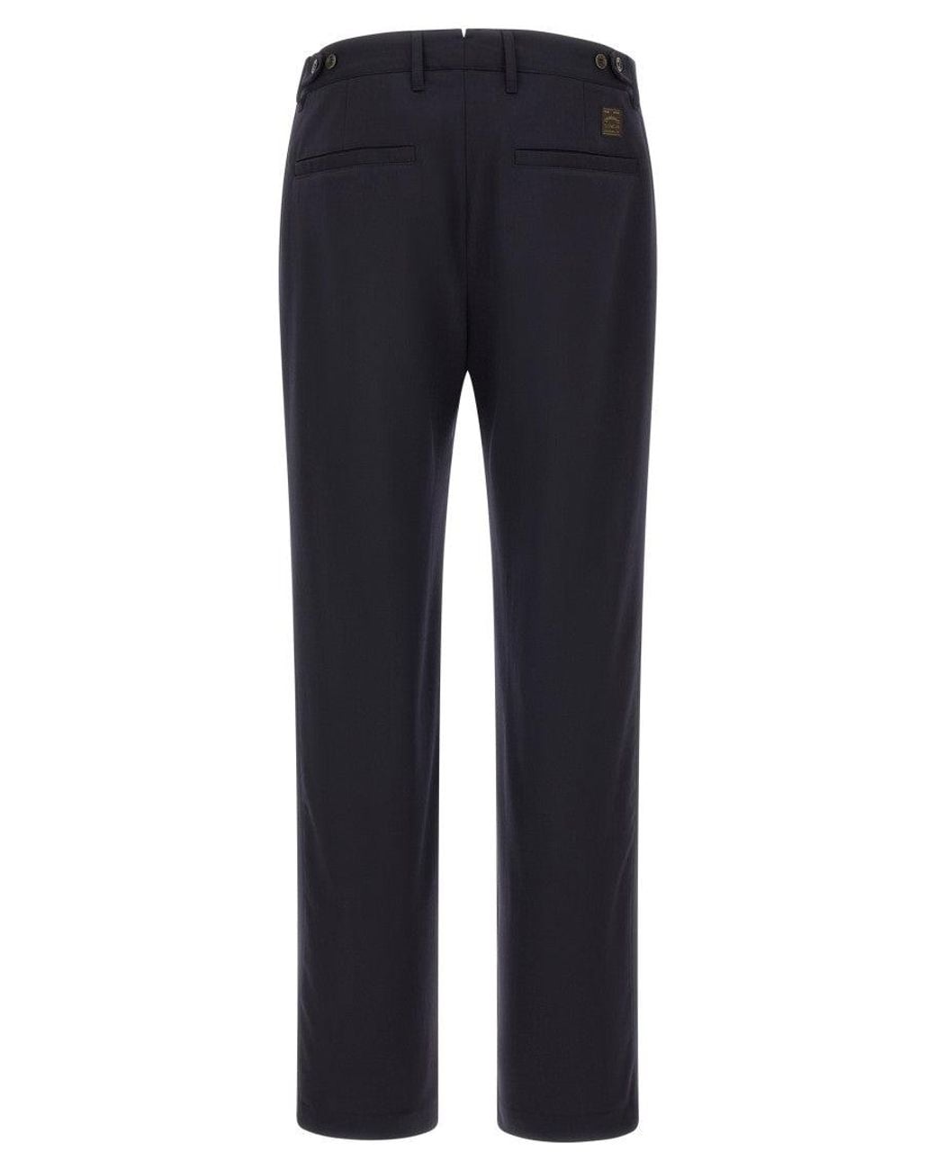 Incotex Blue Pleated Trousers for men
