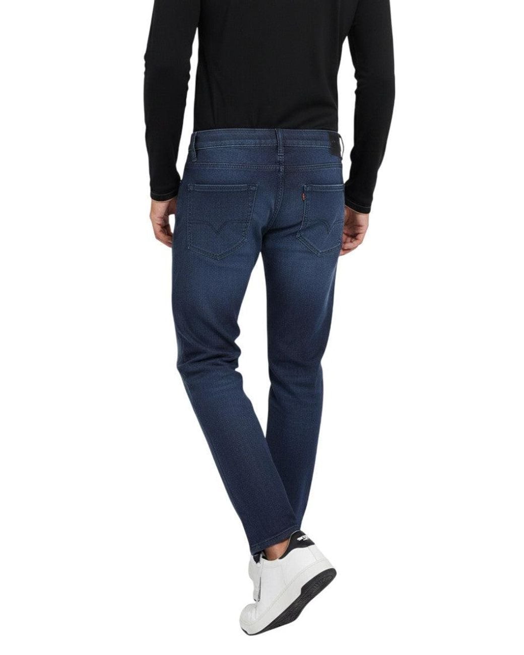 Boss Blue Slim Mid Rise Jeans for men