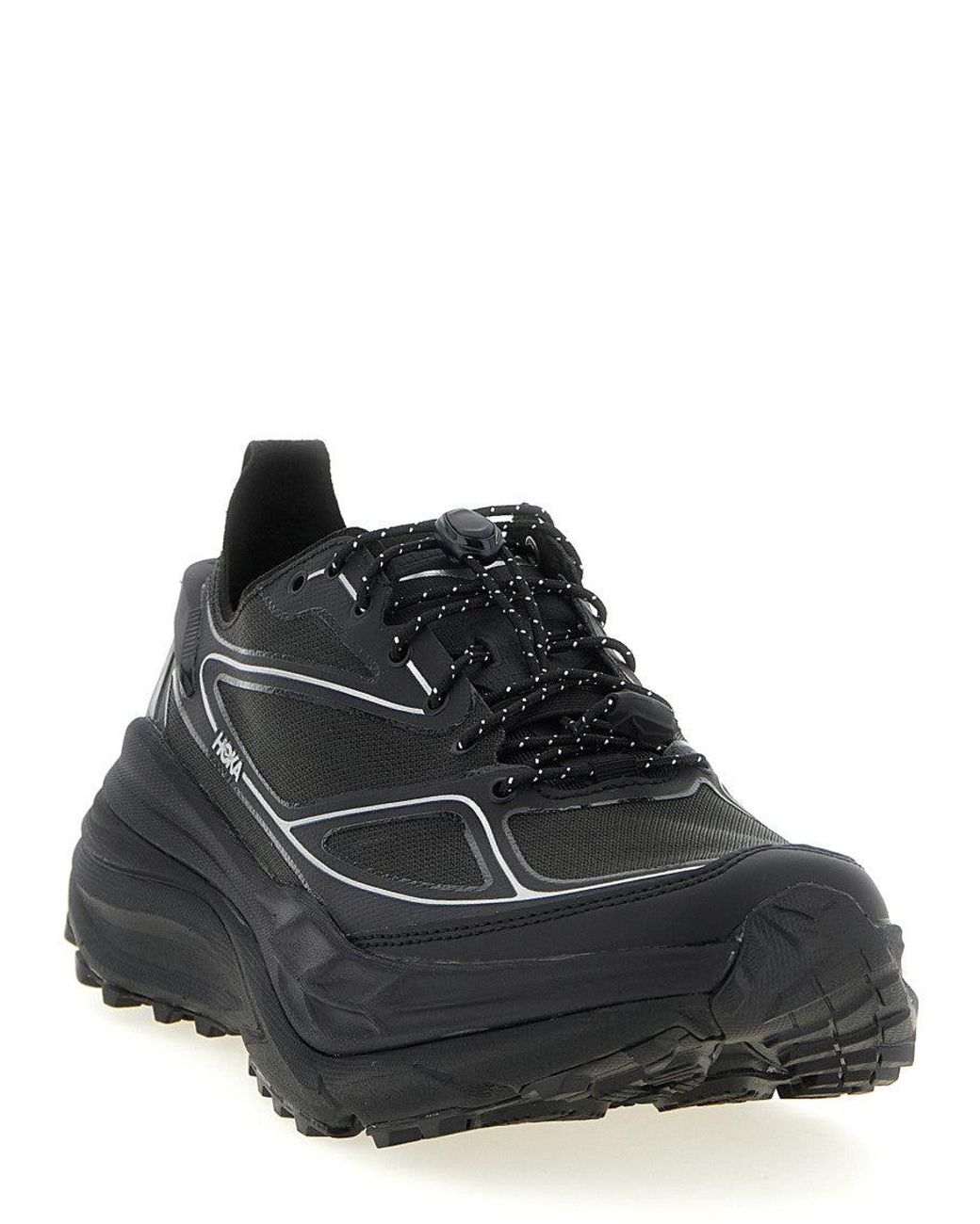Hoka One One Black Solid Sneakers for men