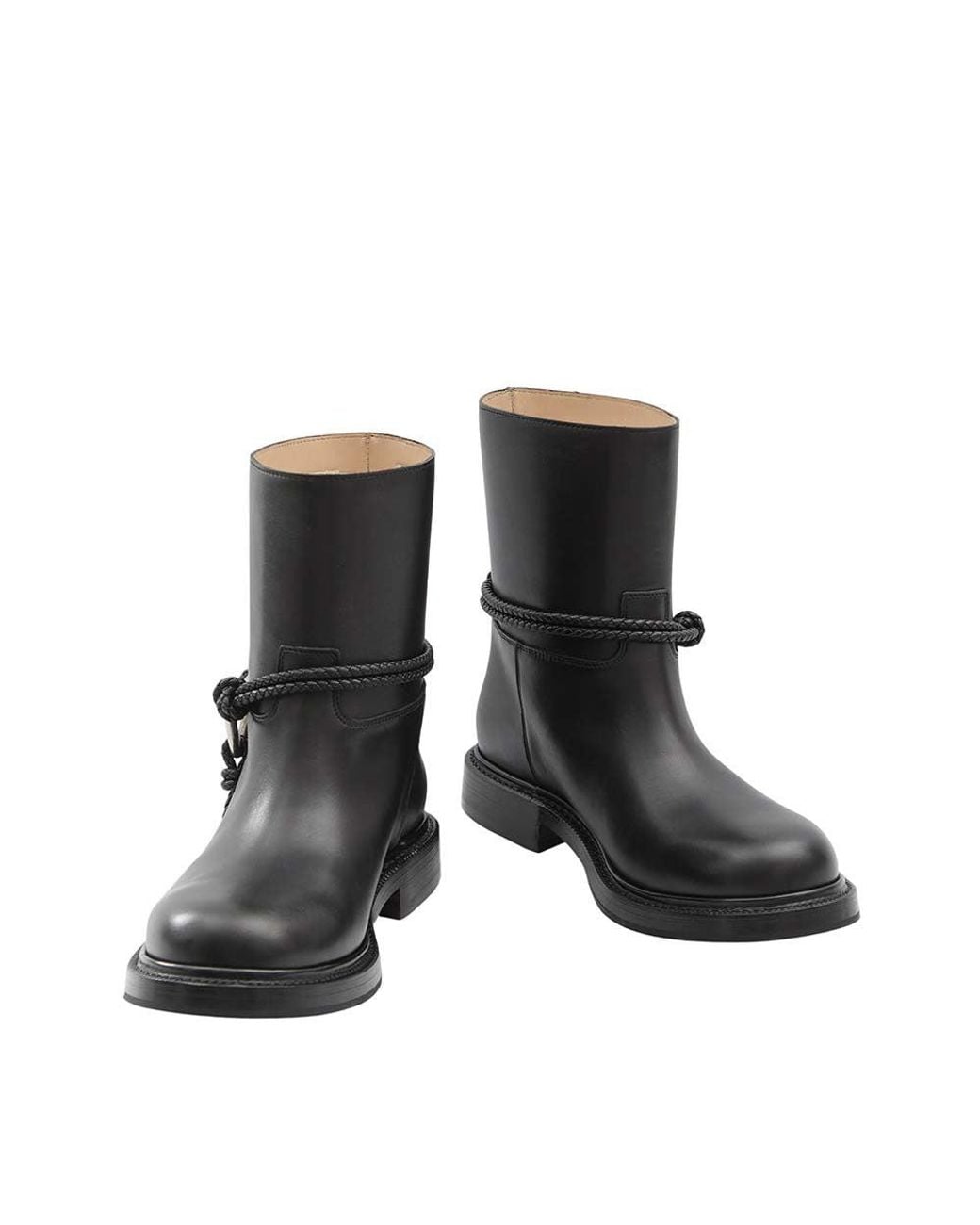 Bottega Veneta Black James Ankle Boots