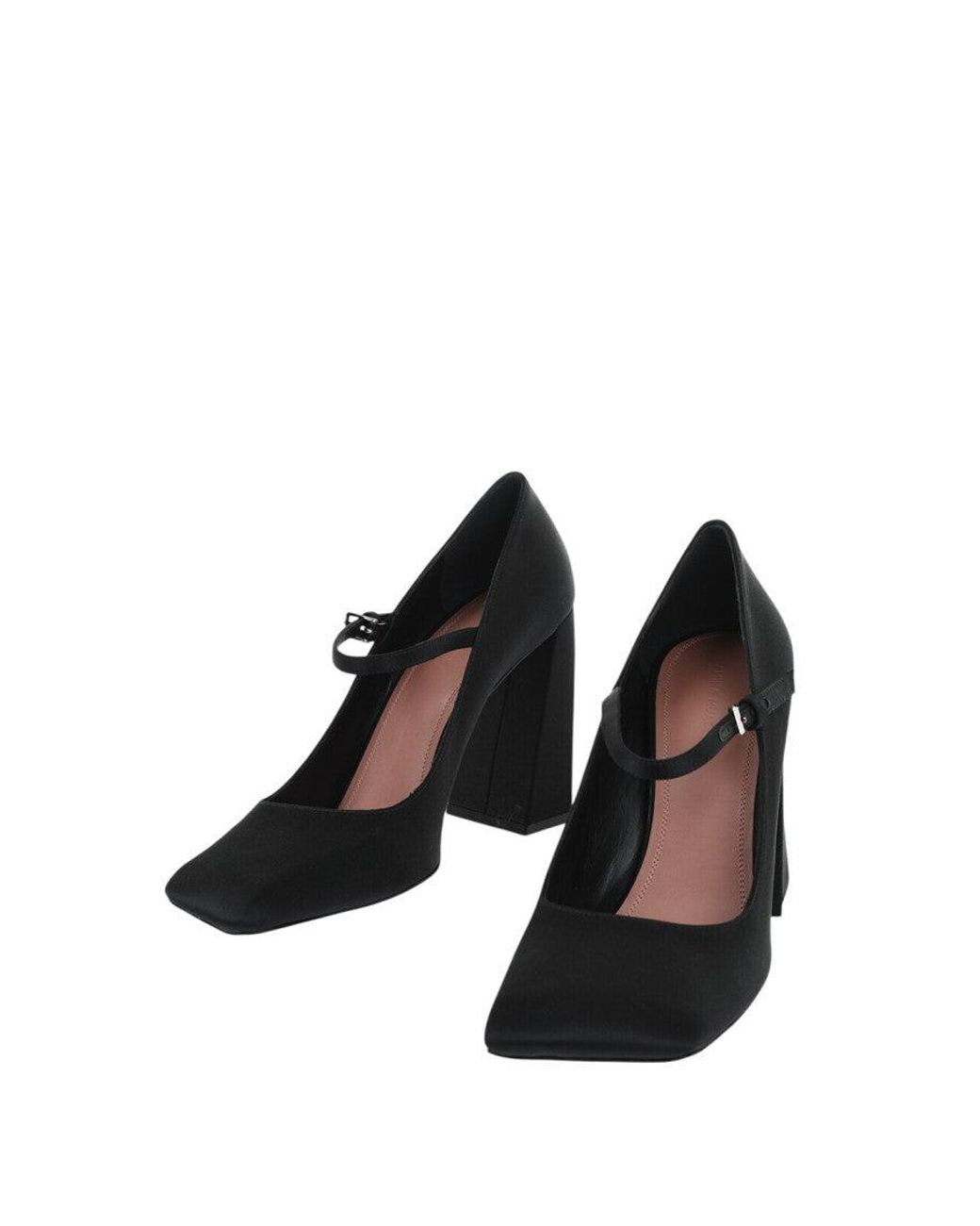AMINA MUADDI Black Mary Jane Pumps