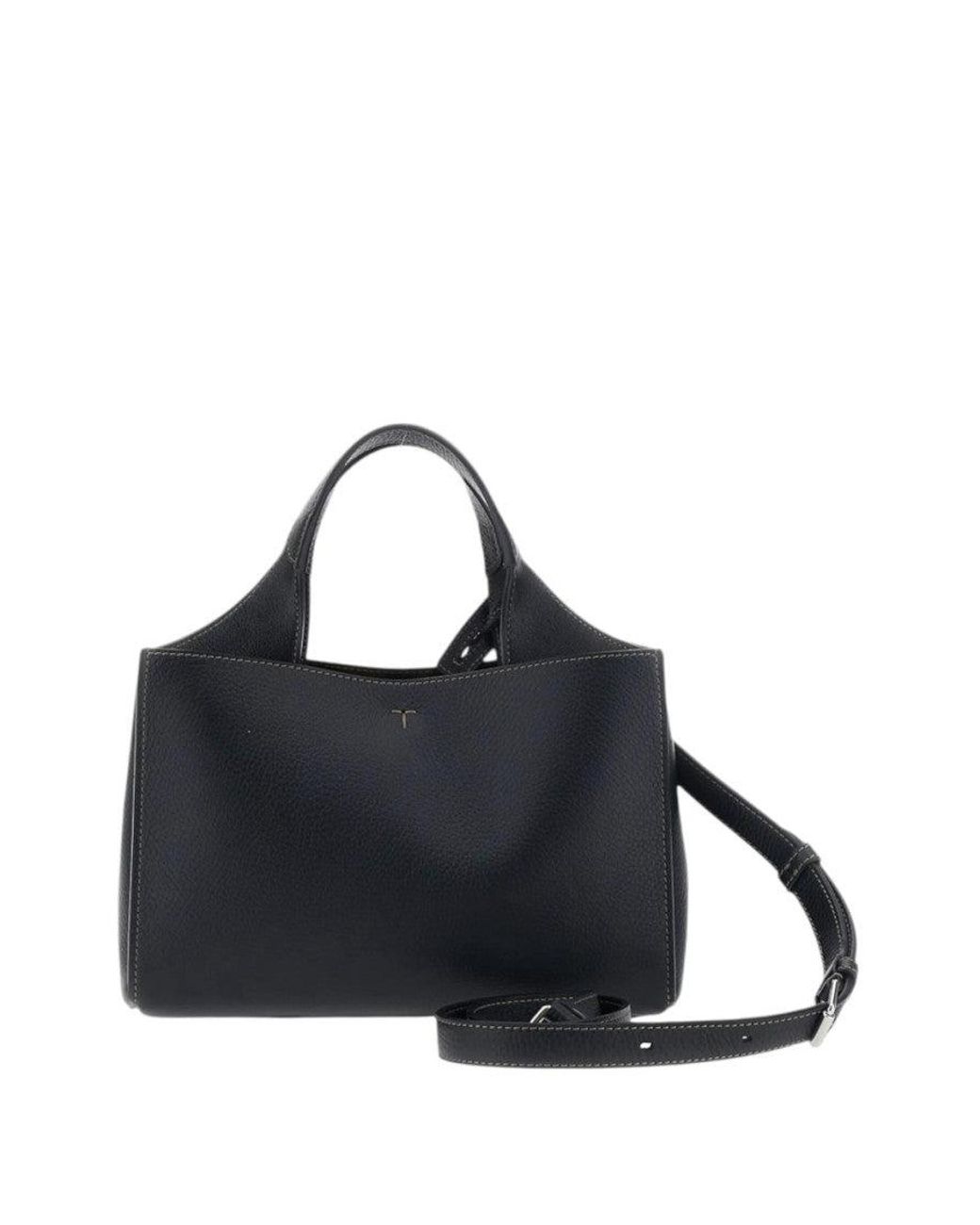 Tod's Black T Timeless Mini Tote