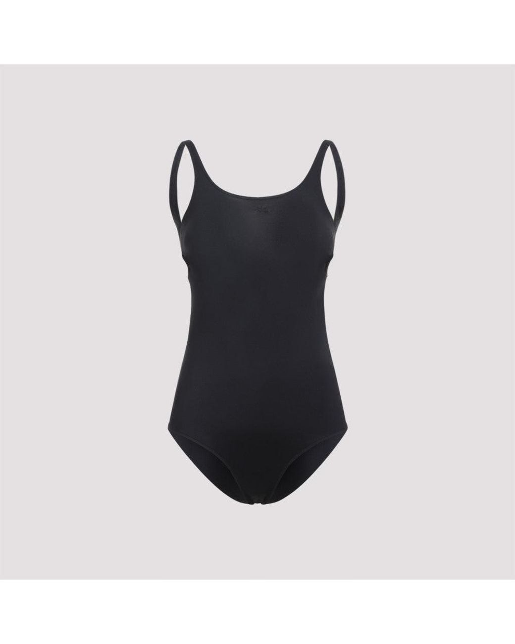 Courreges Blue Cut-Out Swimsuit