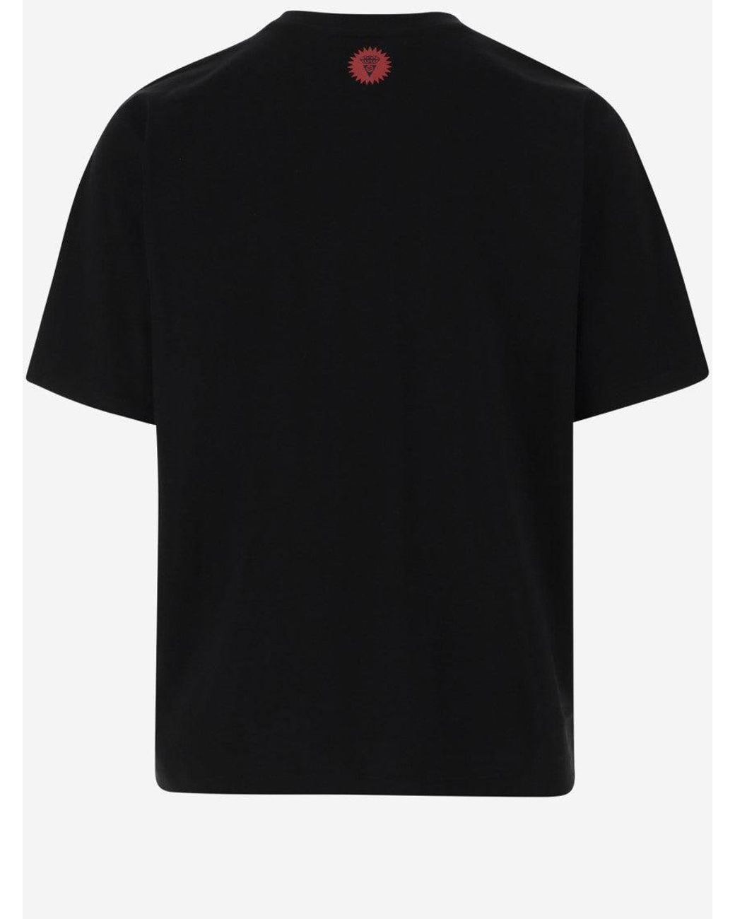 ICECREAM Black Crewneck Logo T-Shirt for men