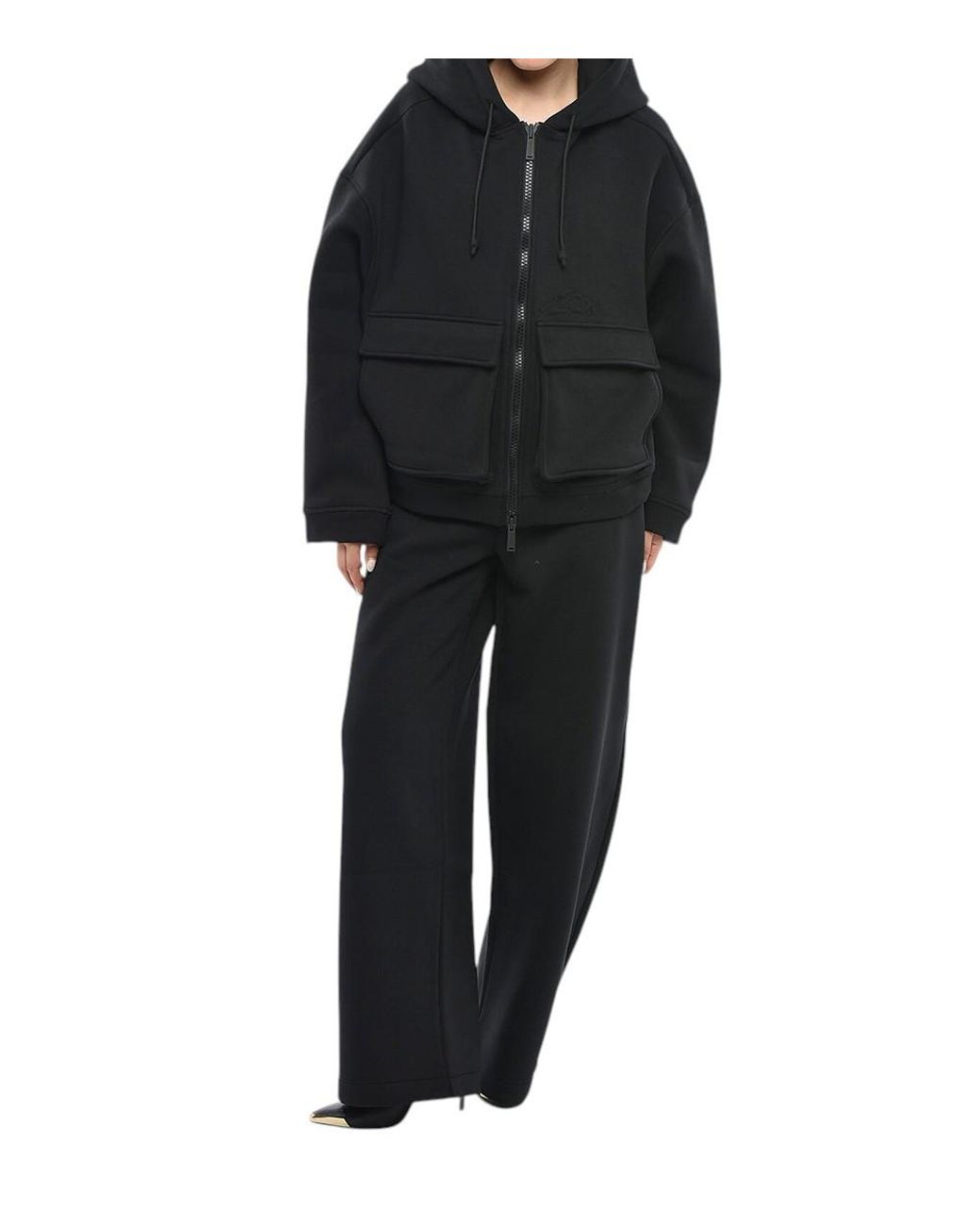 DSquared² Black Solid Hood Sweatshirt