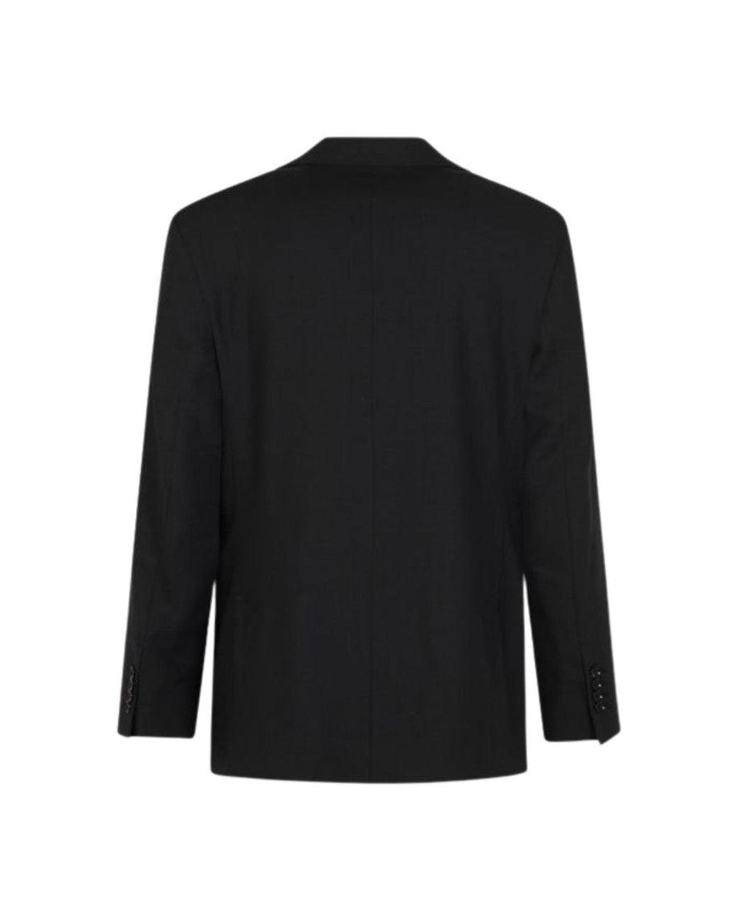 AMI Black Single-Breasted Blazer for men