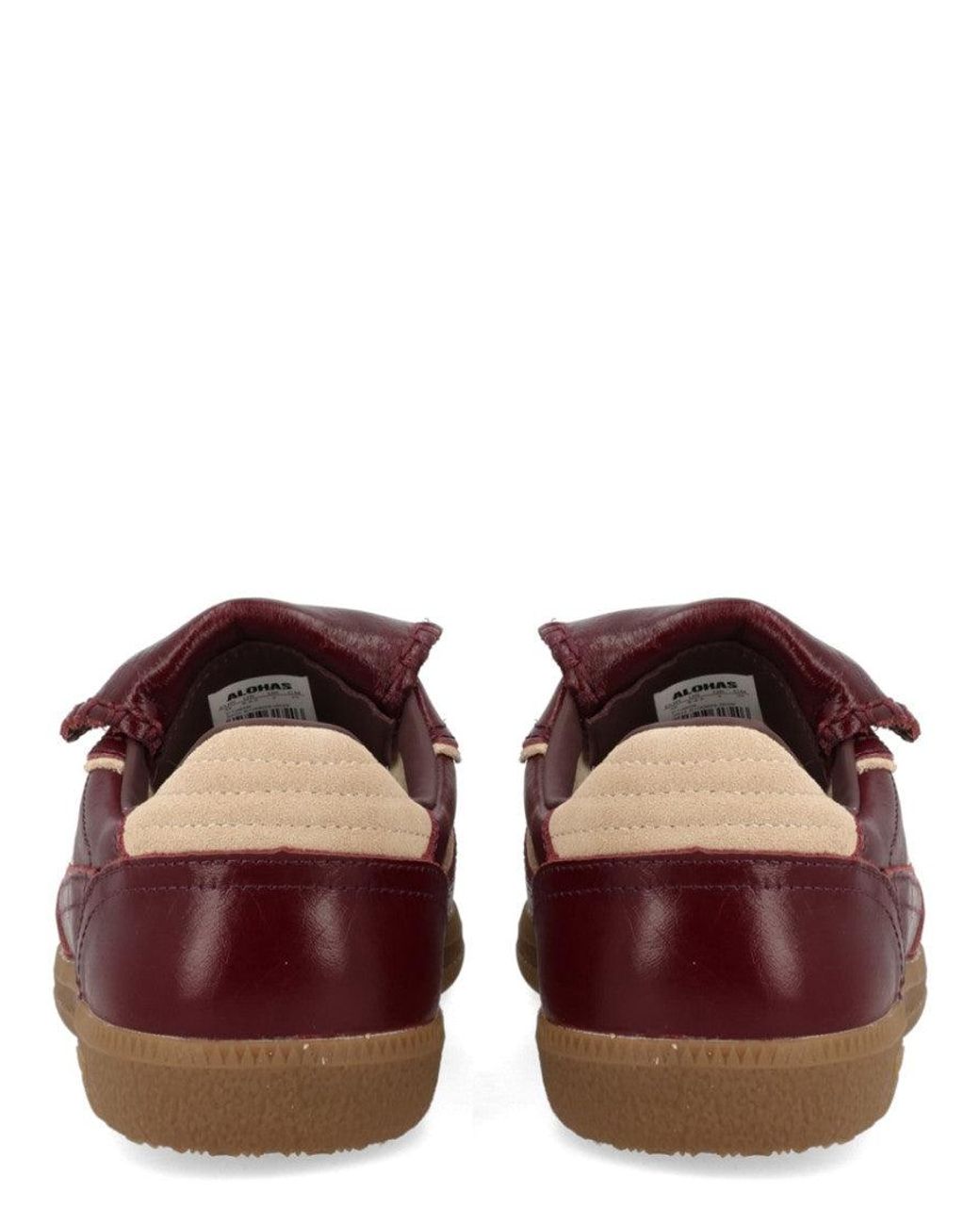 Alohas Brown Round-Toe Sneakers