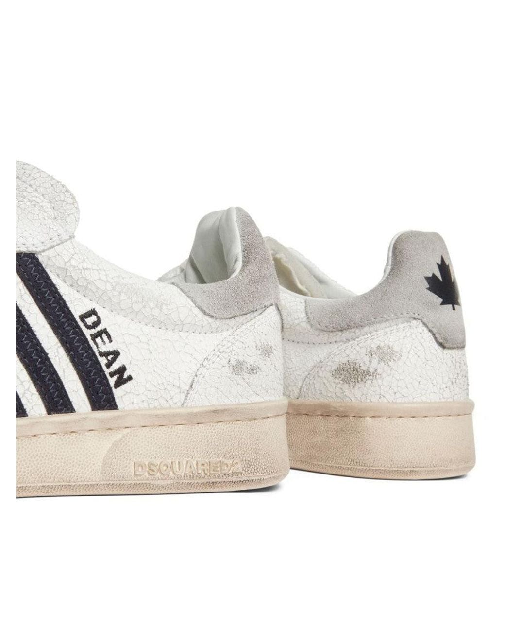 DSquared² White Low Top Sneakers for men