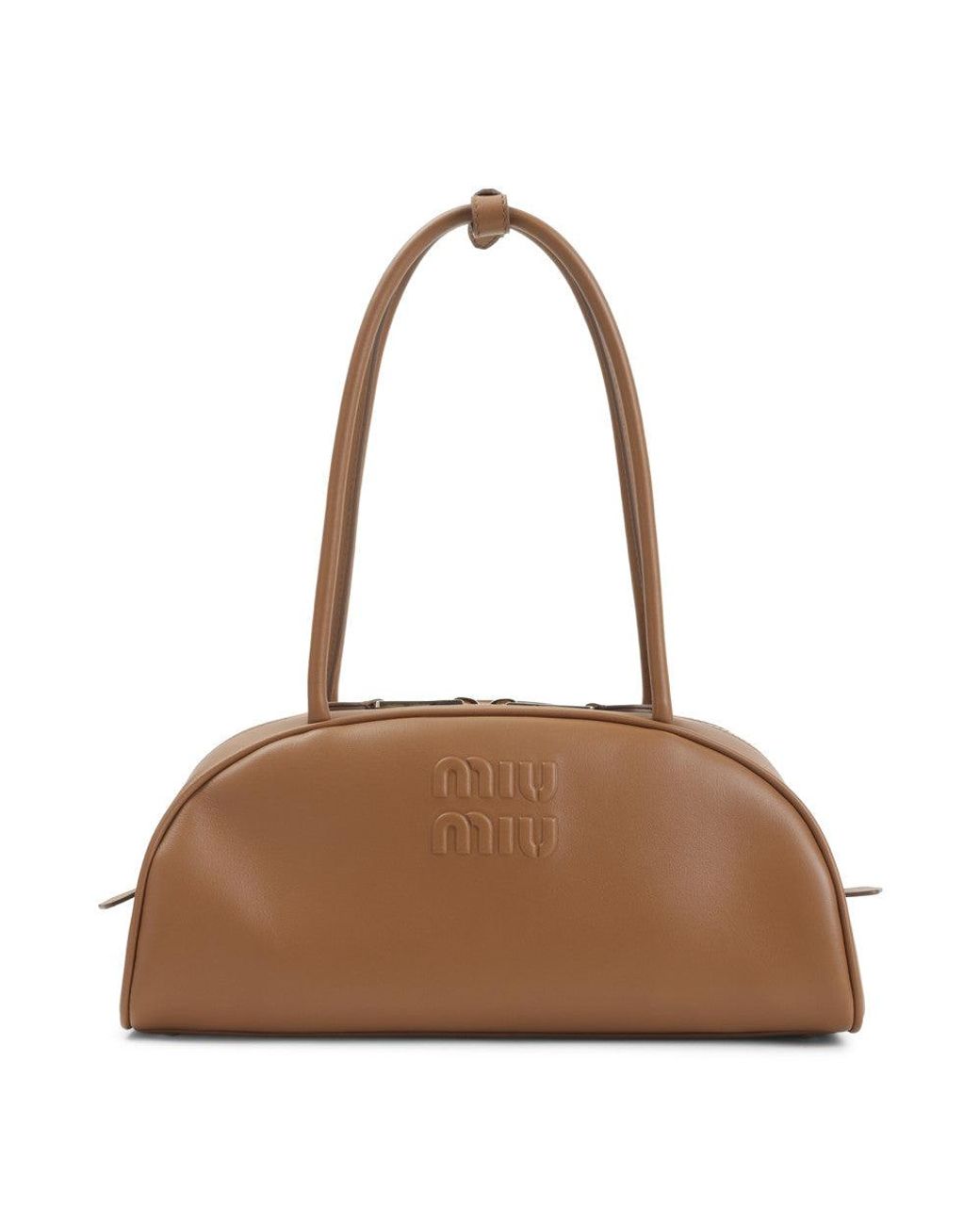 Miu Miu Brown Beau Medium Shoulder Bag