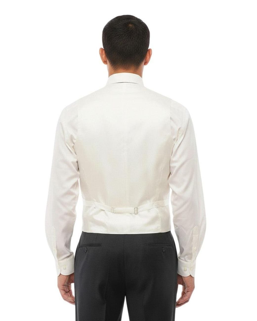 Corneliani Gray Light Peaked Lapel Waistcoat for men