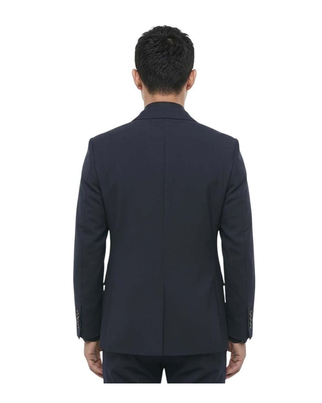 PT Torino Blue Notched Lapel Blazer for men