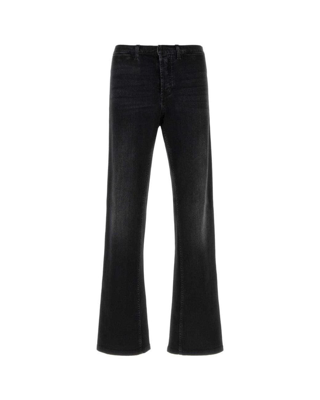 Gucci Black Flared Mid Rise Jeans for men
